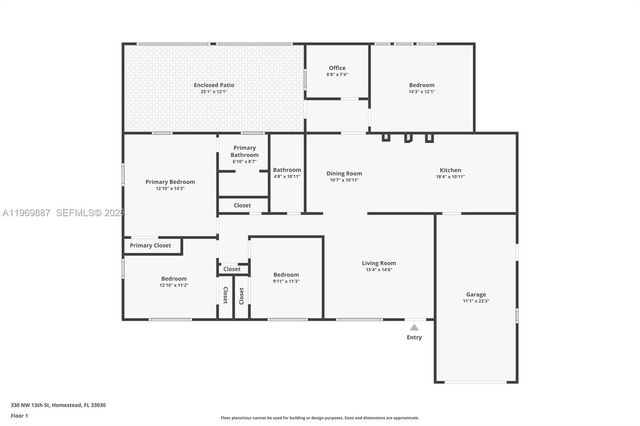 330 NW 13th St, Homestead, FL 33030