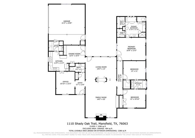 1110 Shady Oak Trail, Mansfield, TX 76063