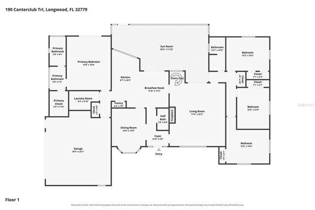 190 CANTERCLUB TRAIL NW, Longwood, FL 32779
