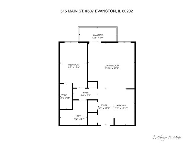 515 Main Street 507, Evanston, IL 60202