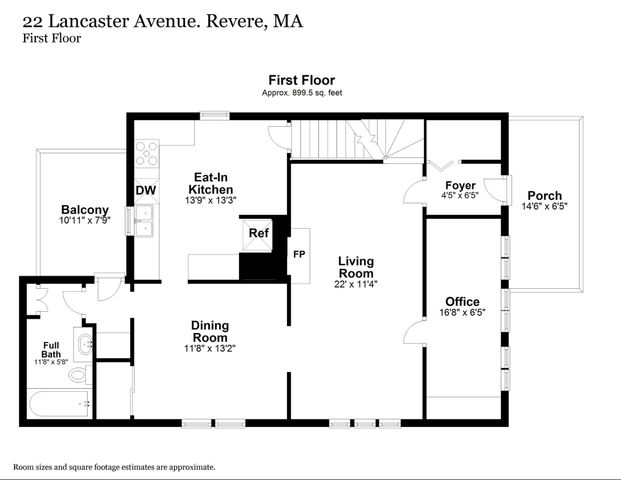 22 Lancaster Ave, Revere, MA 02151