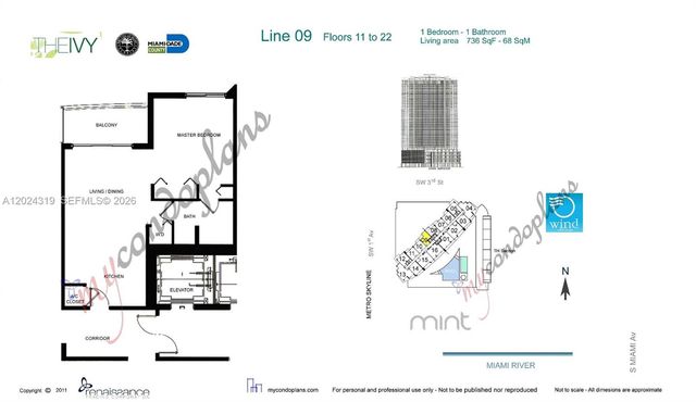 90 SW 3rd St 1409, Miami, FL 33130