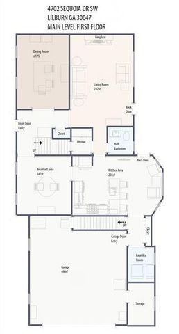 4702 Sequoia SW Drive, Lilburn, GA 30047