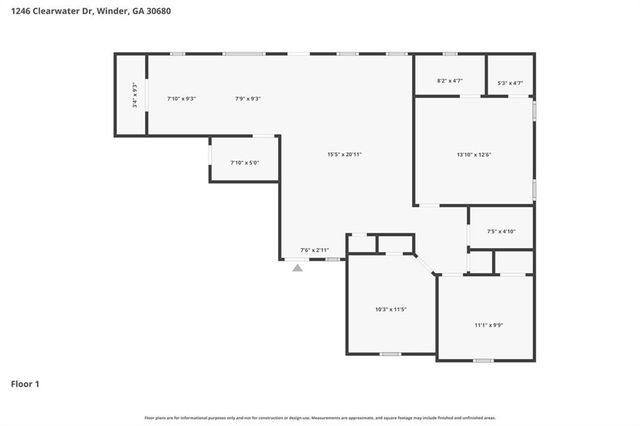 1246 Clearwater Drive, Winder, GA 30680