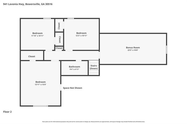 941 Lavonia Highway, Bowersville, GA 30516