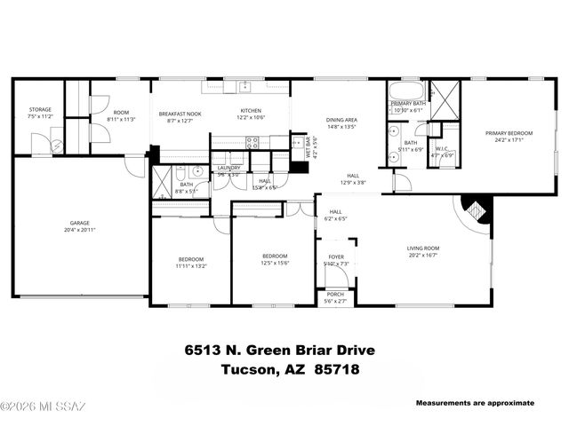 6513 N Green Briar Drive, Tucson, AZ 85718