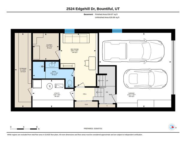 2524 S EDGEHILL DR, Bountiful, UT 84010