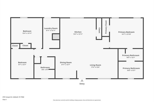 2791 Canyon Drive, Caldwell, TX 77836