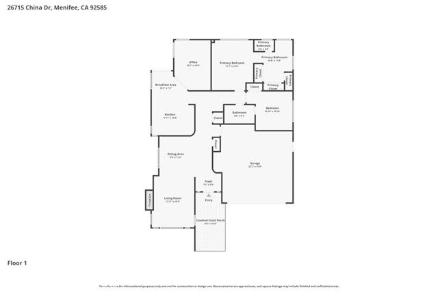 26715 China, Menifee, CA 92585