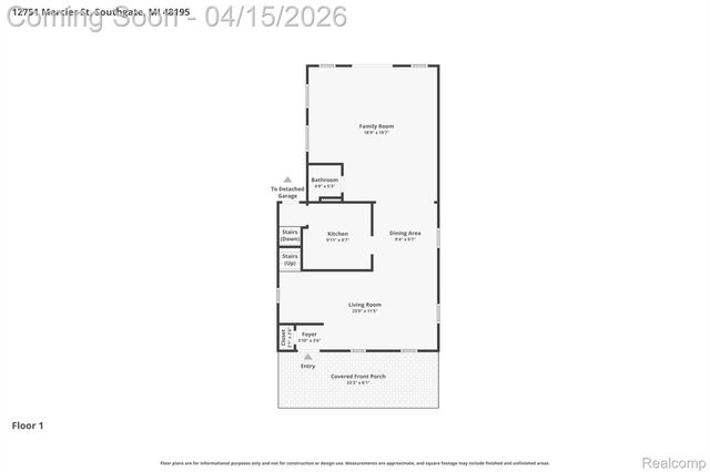 12751 Mercier Street, Southgate, MI 48195