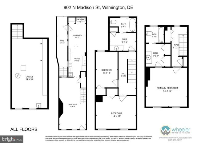 802 N MADISON ST, Wilmington, DE 19801