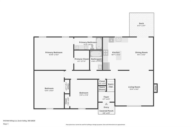 910 NW Hilltop Lane, Grain Valley, MO 64029