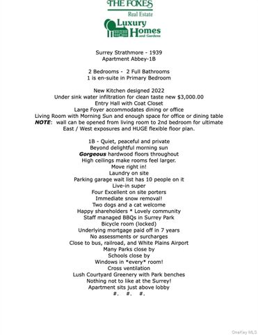 90 BRYANT Avenue Abby-1B, White Plains, NY 10605