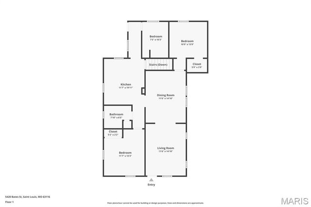 5420 Bates Street, St Louis, MO 63116