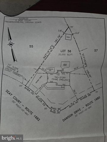 2 SEAY CT, Fredericksburg, VA 22405