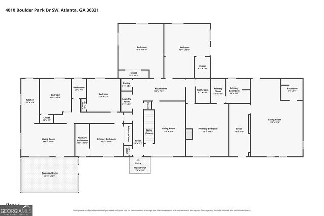 4010 Boulder Park Drive SW, Atlanta, GA 30331