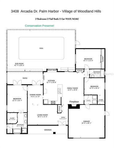 3408 ARCADIA DRIVE, Palm Harbor, FL 34684