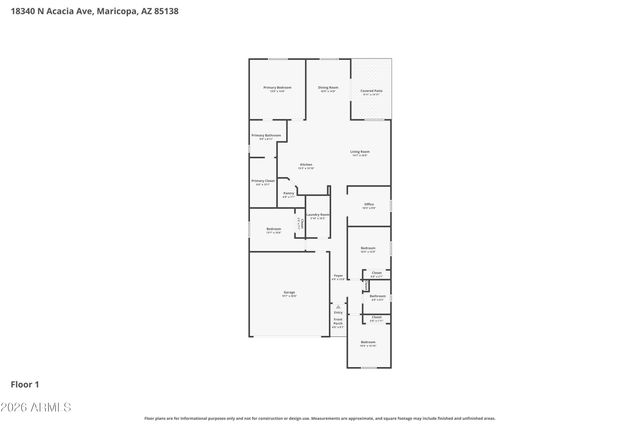 18340 N ACACIA Avenue, Maricopa, AZ 85138