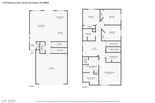 3763 Ramura Avenue, North Las Vegas, NV 89084
