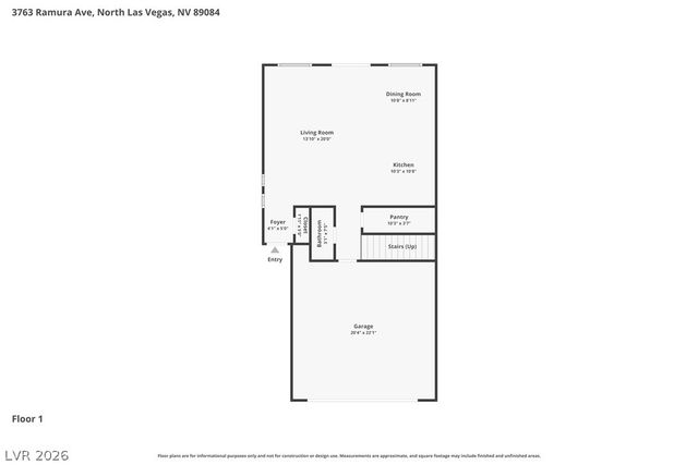 3763 Ramura Avenue, North Las Vegas, NV 89084
