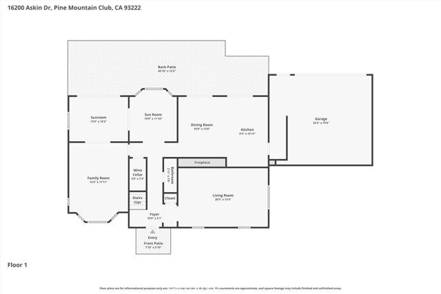 16200 Askin Drive, Pine Mtn Club, CA 93222