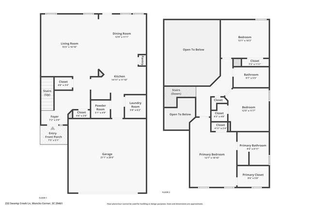 232 Swamp Creek Lane, Moncks Corner, SC 29461