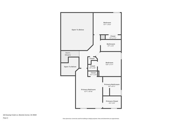 232 Swamp Creek Lane, Moncks Corner, SC 29461