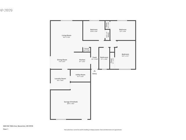3820 Sw 196TH Ave, Beaverton, OR 97078