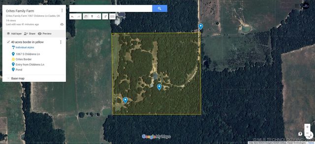 10698 S Childrens Lane, Caddo, OK 74729