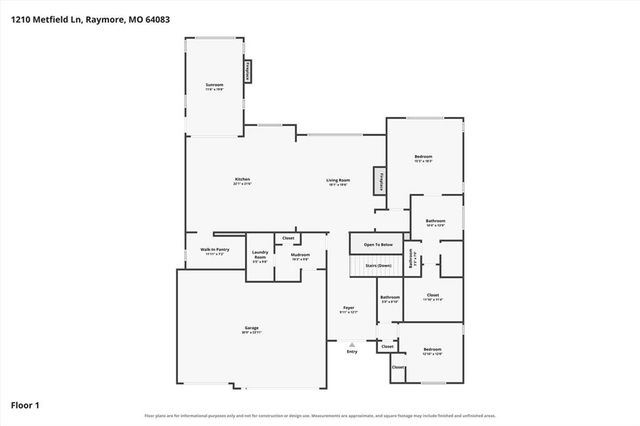 1210 Metfield Lane, Raymore, MO 64083