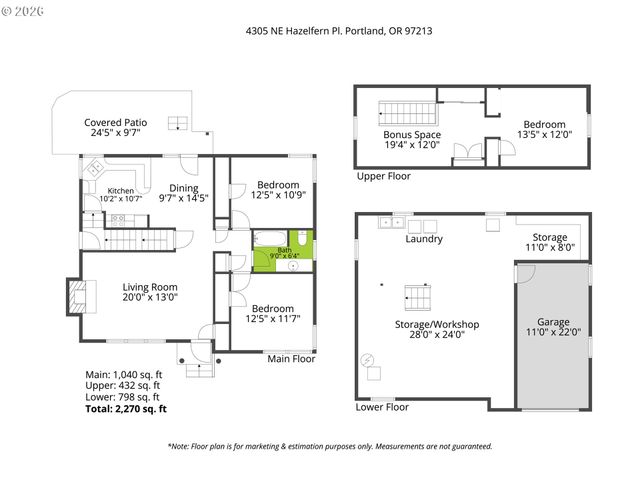 4305 Ne HAZELFERN Pl, Portland, OR 97213