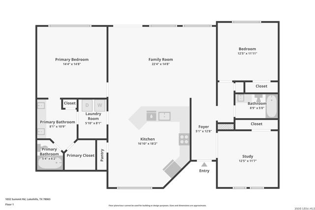 1032 SUMMIT RD, Lakehills, TX 78063