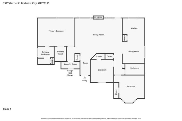 1917 Gerrie Street, Midwest City, OK 73130