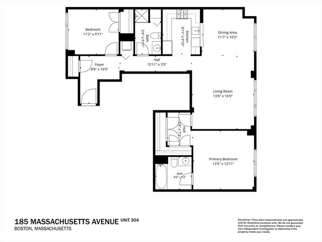 185 Massachusetts Ave 304, Boston, MA 02115