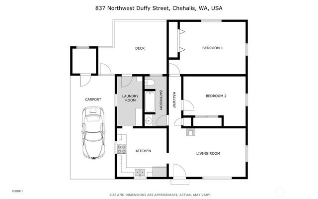 837 NW Duffy Street, Chehalis, WA 98532