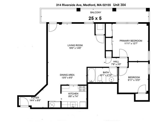 314 Riverside Avenue 304, Medford, MA 02155