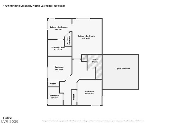 1730 Running Creek Drive, North Las Vegas, NV 89031