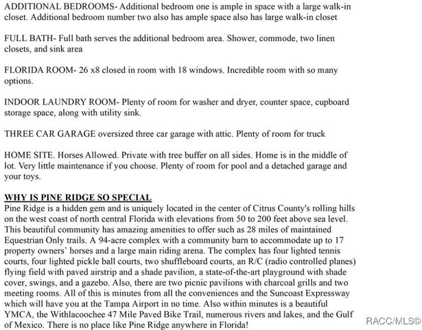 4757 W Casper Lane, Beverly Hills, FL 34465