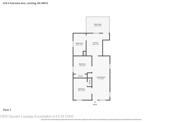 616 S Fairview Avenue, Lansing, MI 48912
