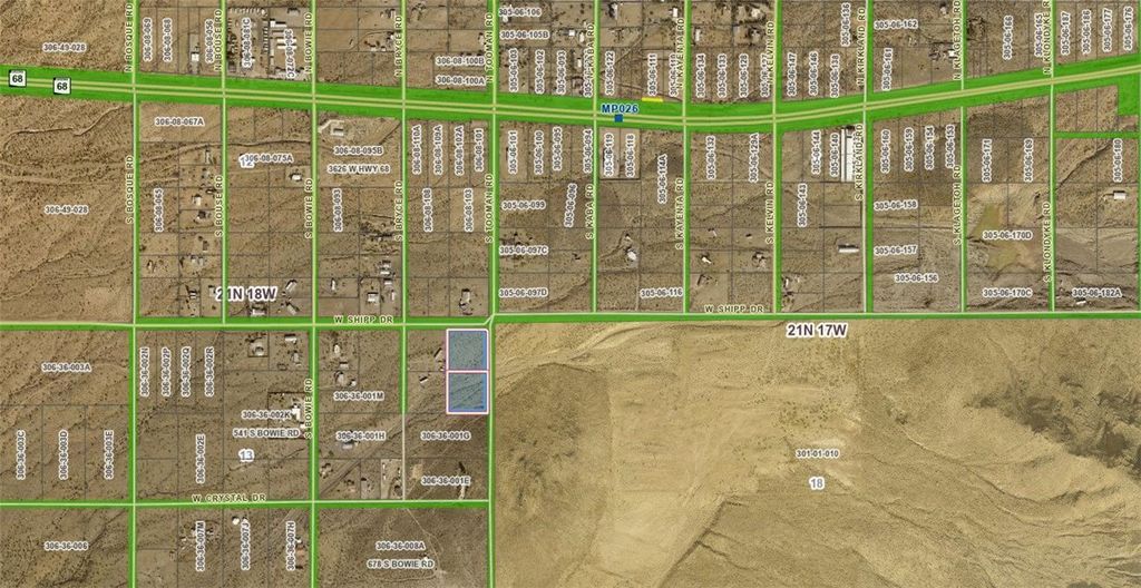 2 lots S Tooman Road, Golden Valley, AZ 86413