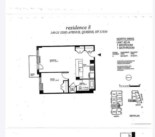 140-21 32nd Avenue 6C-N, Flushing, NY 11354