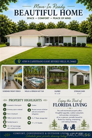 4789 N Capistrano Loop, Beverly Hills, FL 34465