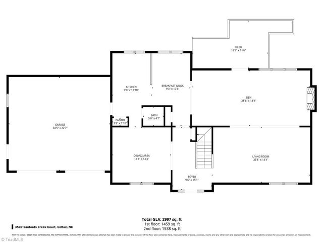 3509 Sanfords Creek Court, Colfax, NC 27235