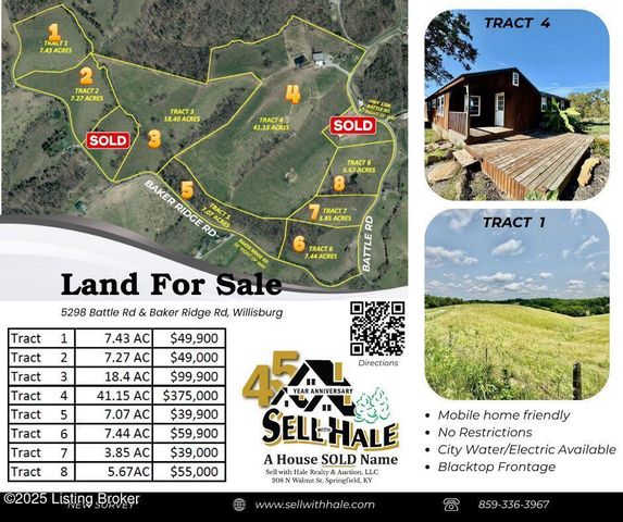 5451 Battle Rd, Mackville, KY 40040