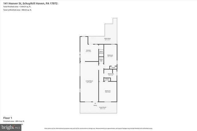 141 HOOVER ST, Schuylkill Haven, PA 17972