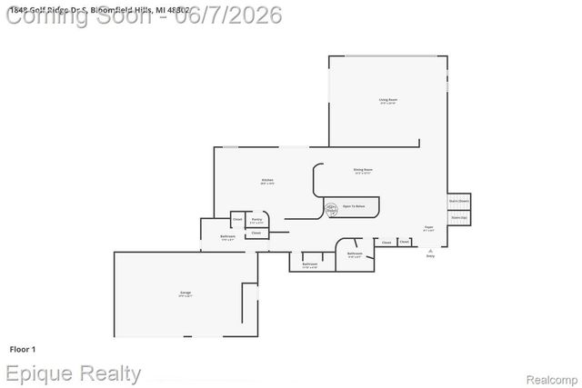 1848 Golf Ridge Drive S, Bloomfield Hills, MI 48302