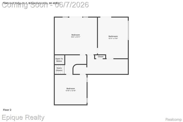 1848 Golf Ridge Drive S, Bloomfield Hills, MI 48302