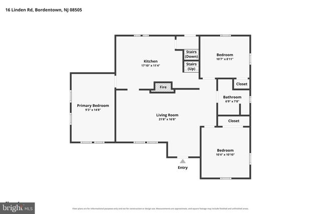 16 LINDEN RD, Bordentown, NJ 08505