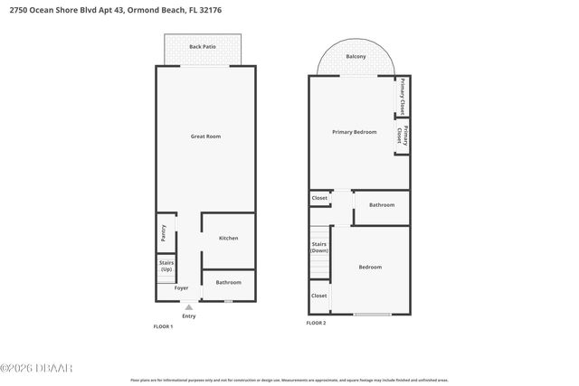 2750 Ocean Shore Blvd Apt 43, Ormond Beach, FL 32176