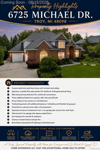 6725 Michael Drive, Troy, MI 48098